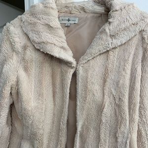 Kate rosy faux fur jacket